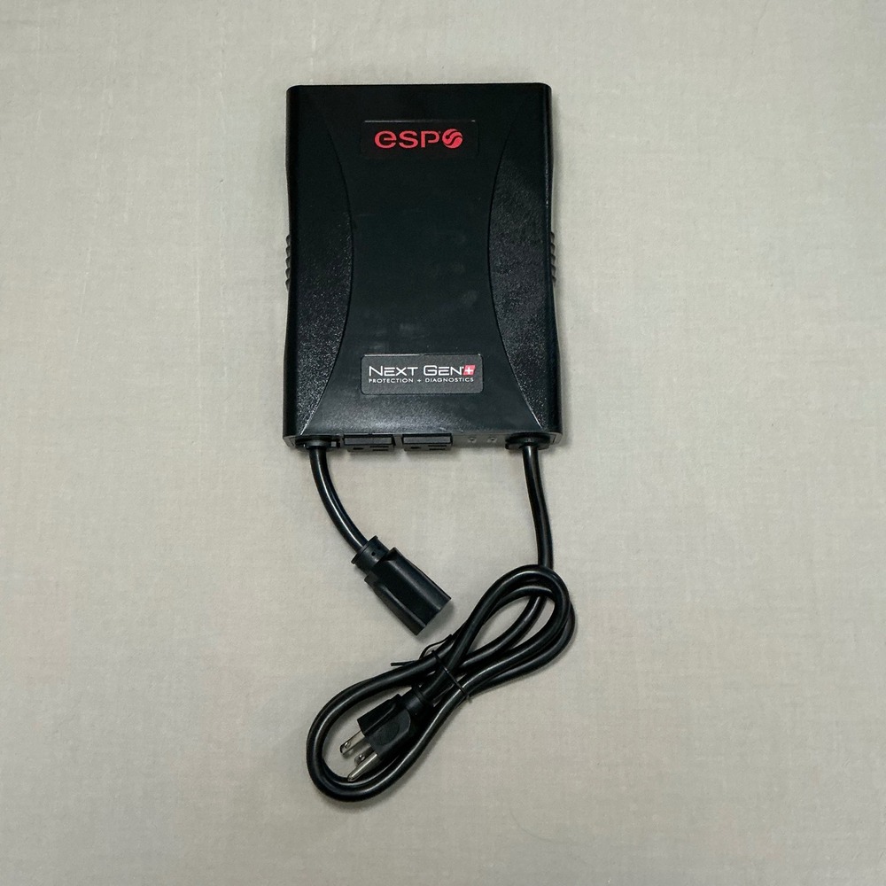 ESP‎ Next Gen Surge Protector Power Monitor Noise Filter XG-PCS-15D Ametek Black